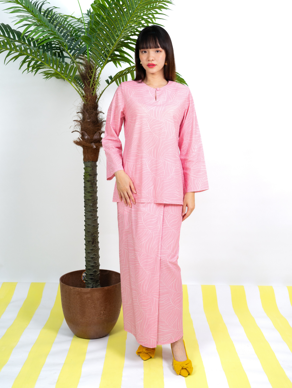 Fresh Kurung in Pink