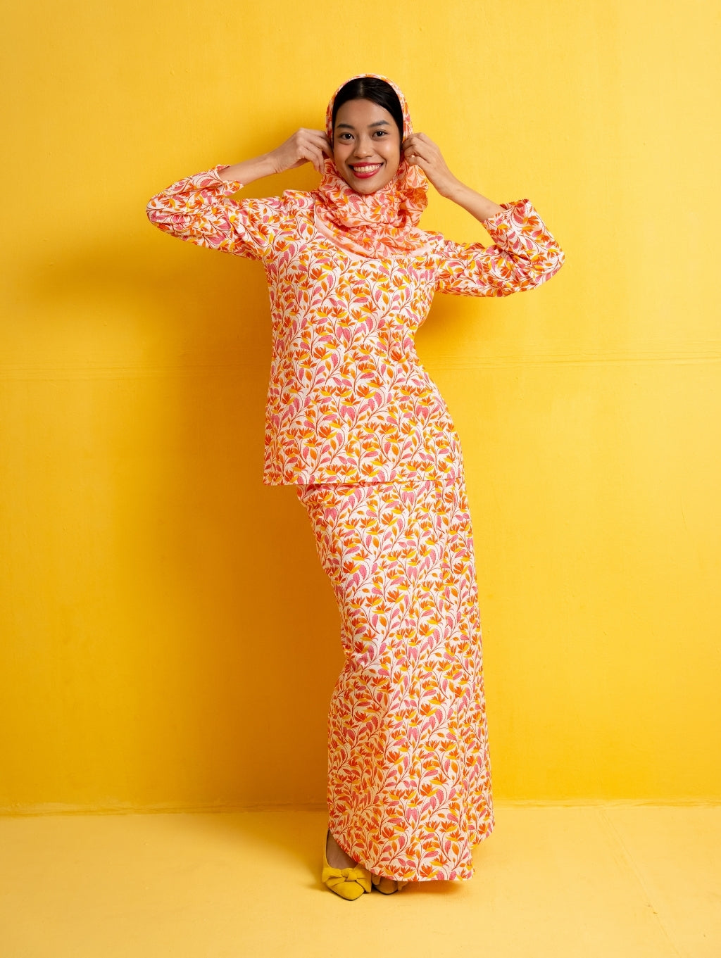 Marlowe Kurung in Pink