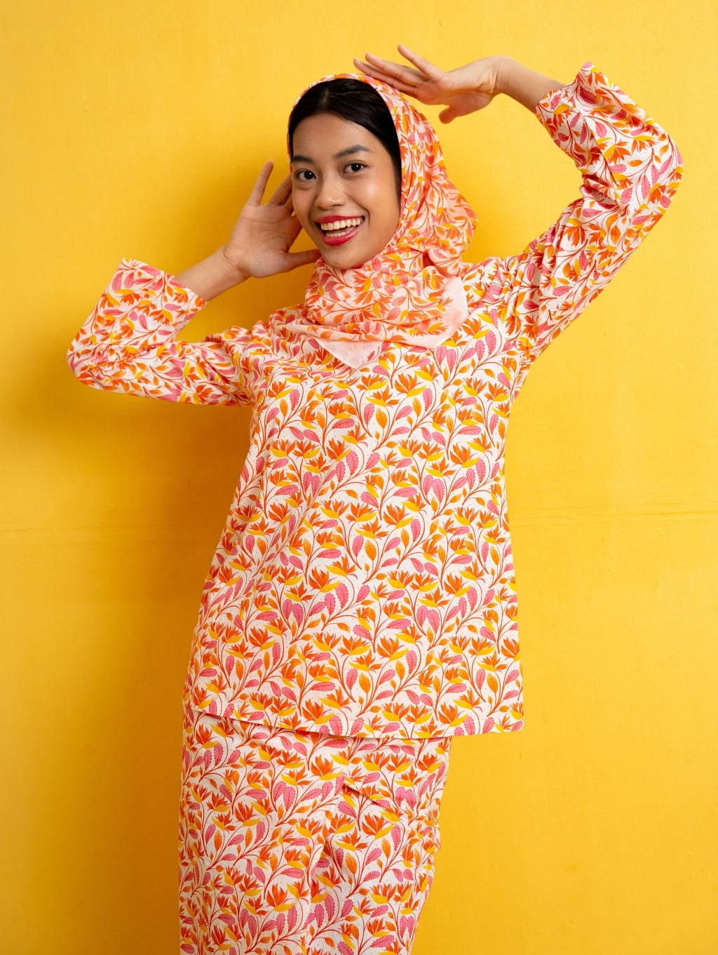 Marlowe Kurung in Pink