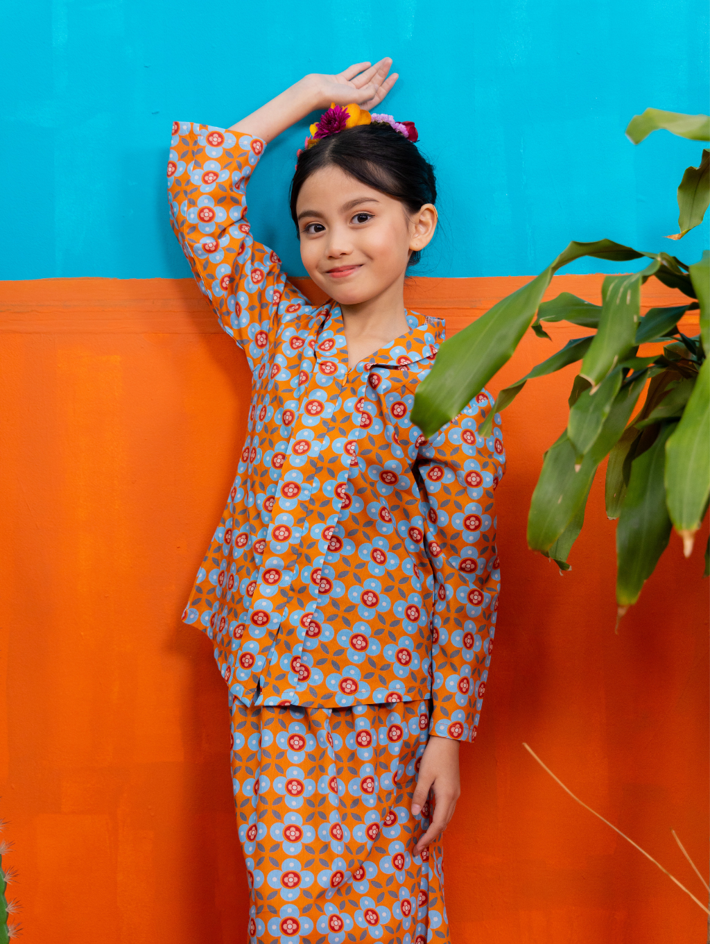 KIDS Juanita Kebaya in Orange