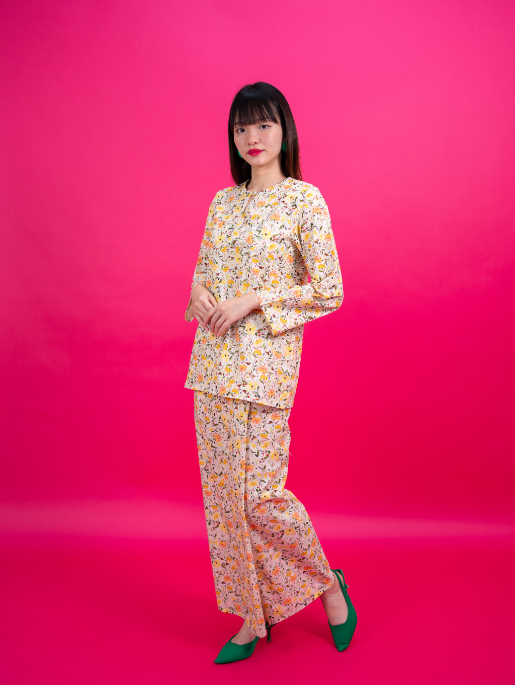 Willow Kurung in Yellow