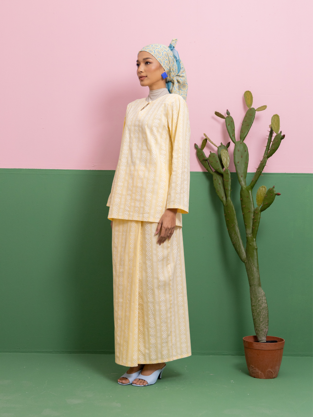 (DEFECT ITEM) Mandisa Kurung in Yellow