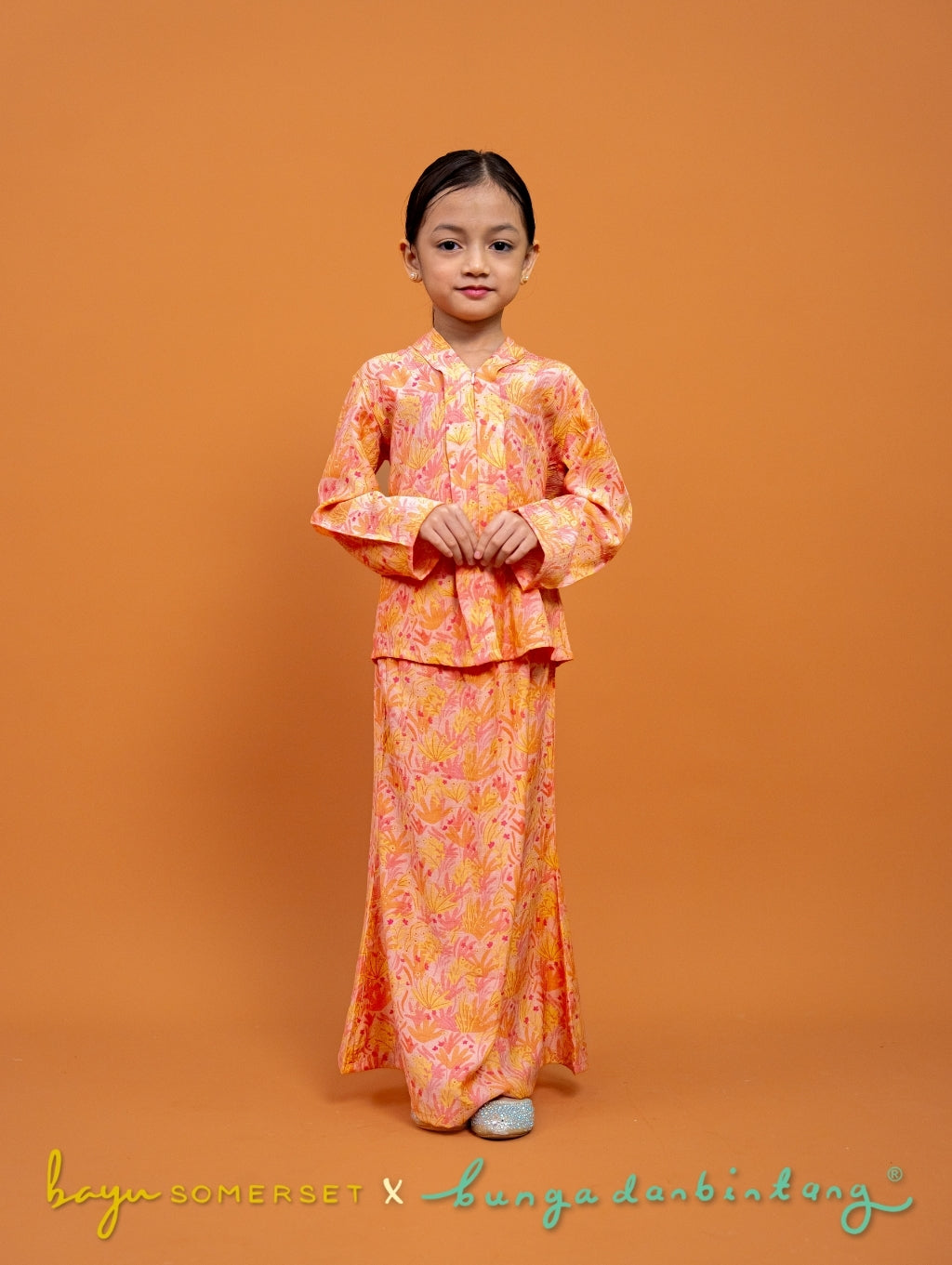 (BS X Bunga dan Bintang) KIDS Kebaya in Indah Pink