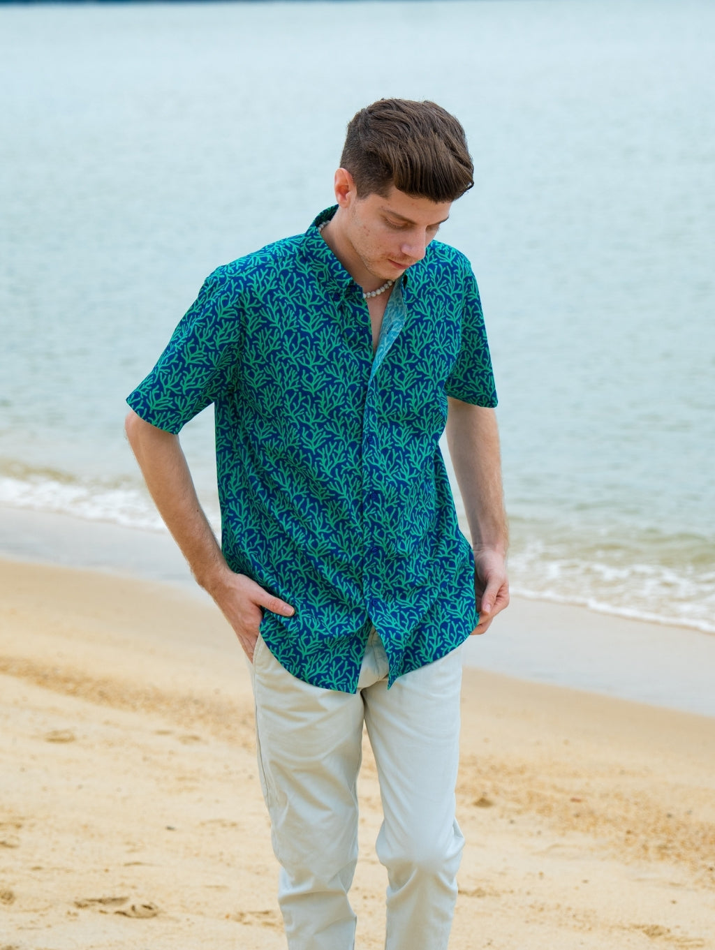 Basil Shirt - Ariel in Teal