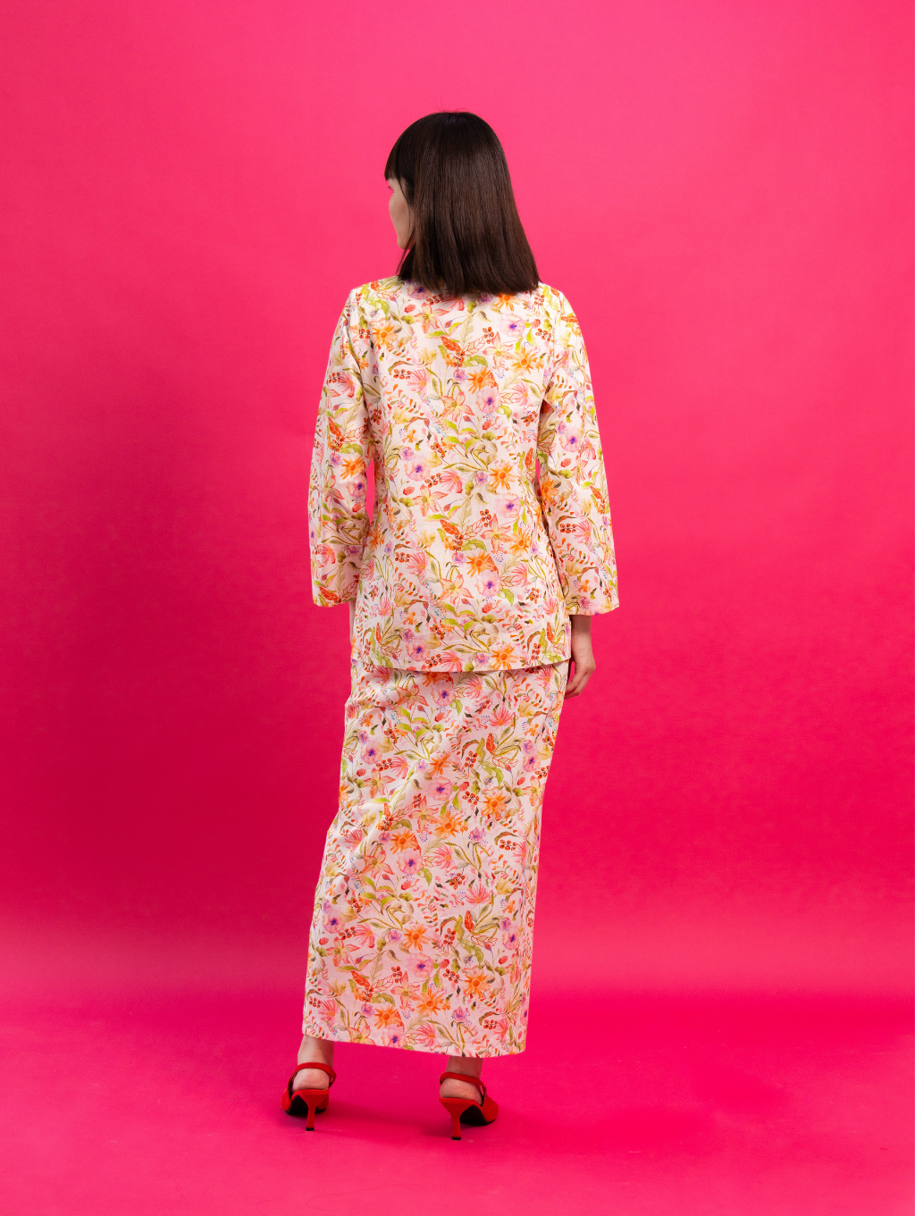 Jasmine Kurung in Pink