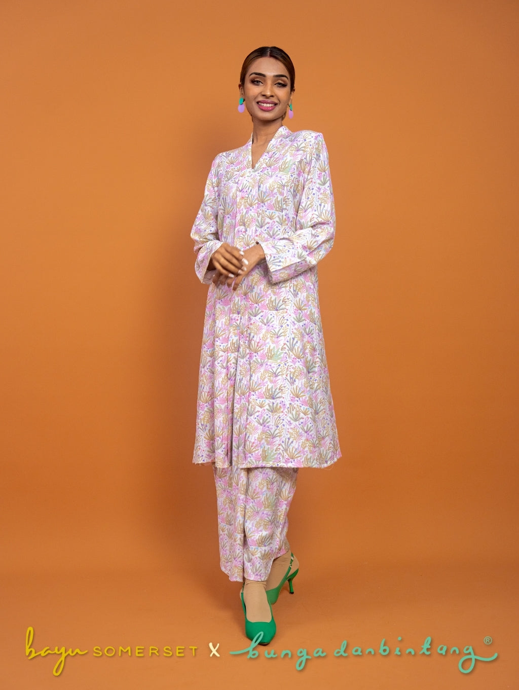 (BS X Bunga dan Bintang) Rosa Maxi Kebaya in Indah Lilac