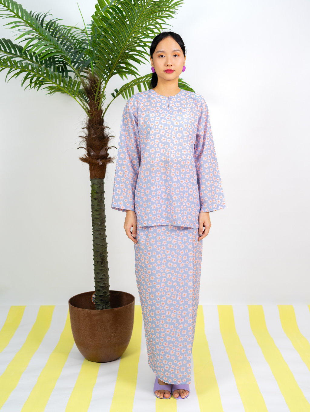 Hope Kurung in Purple