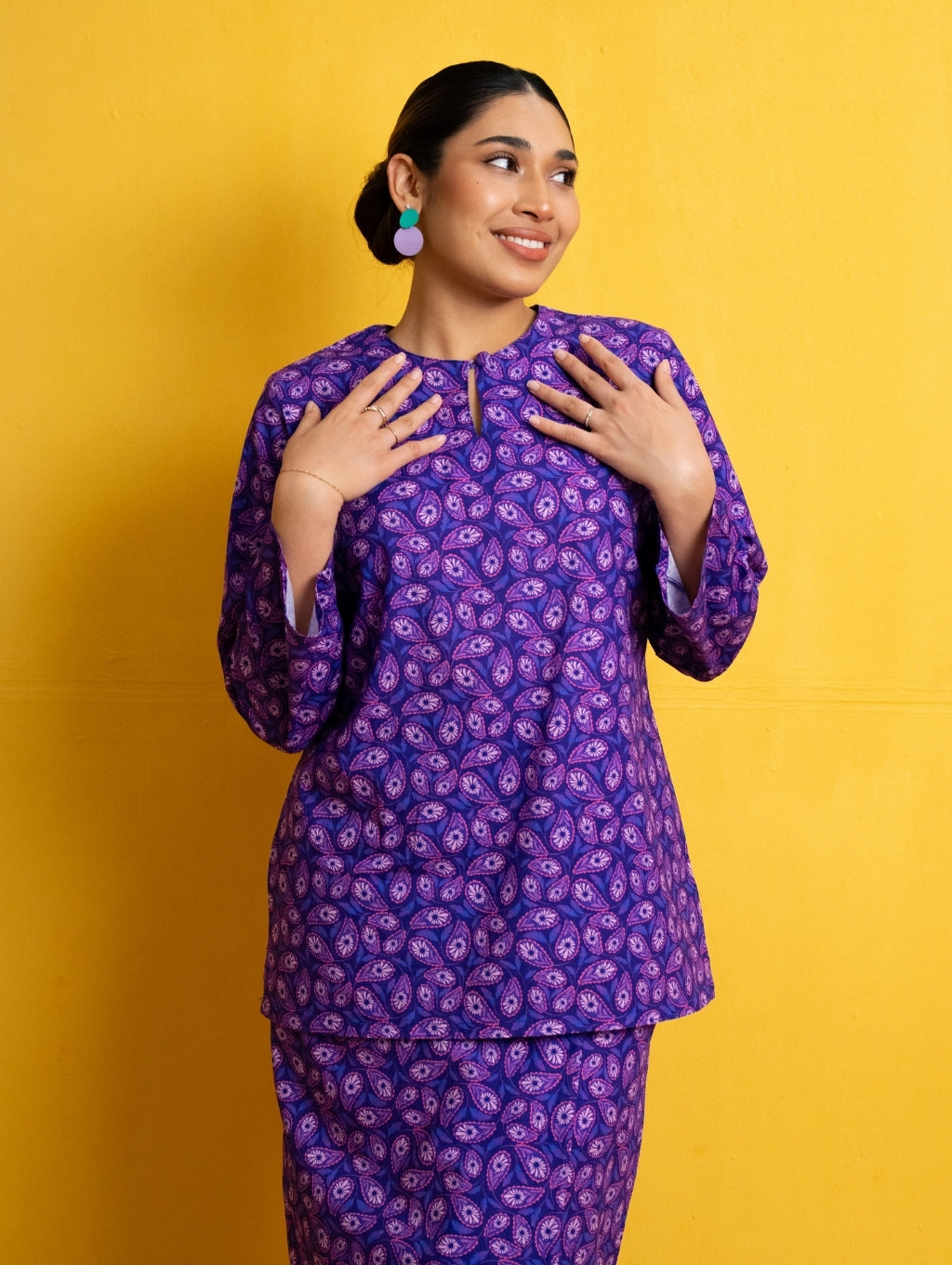 Koa Kurung in Purple