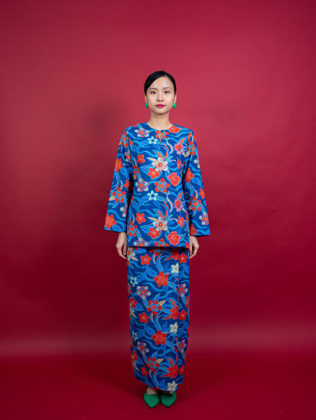 Sari Kurung in Blue