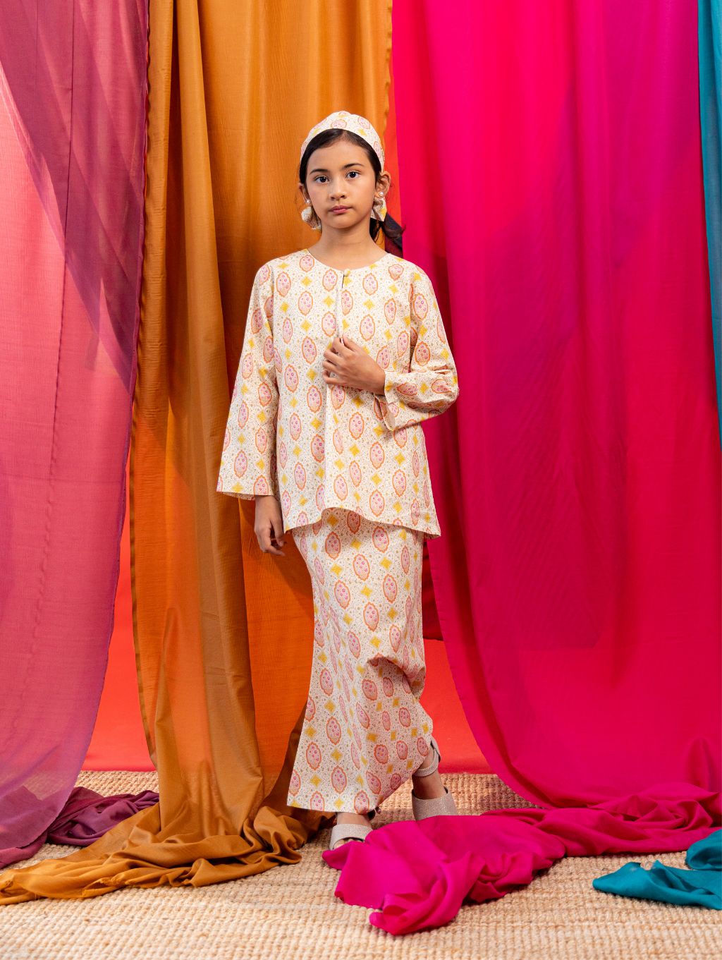 (DEFECT ITEM) KIDS Meryem Kurung